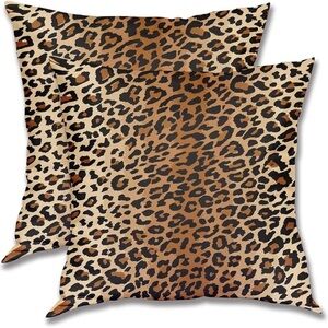 AMAZON Leopard Throw Soft Pillow Covers 18”
